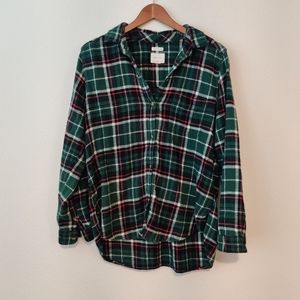 American Eagle Green Flannel